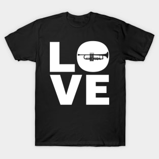 Love Trumpet Gift For Trumpeters T-Shirt